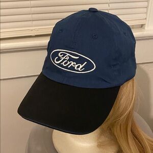 Blue Black Ford Adjustable Cap Hat never used